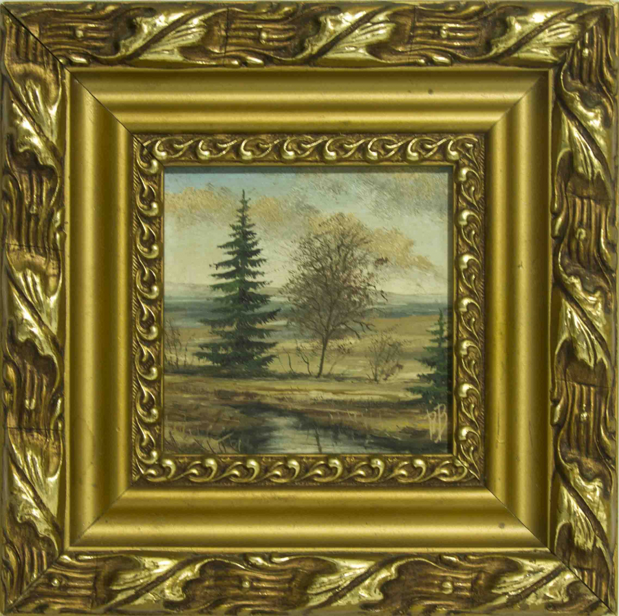 RP İMZALI PEYZAJ RESİM