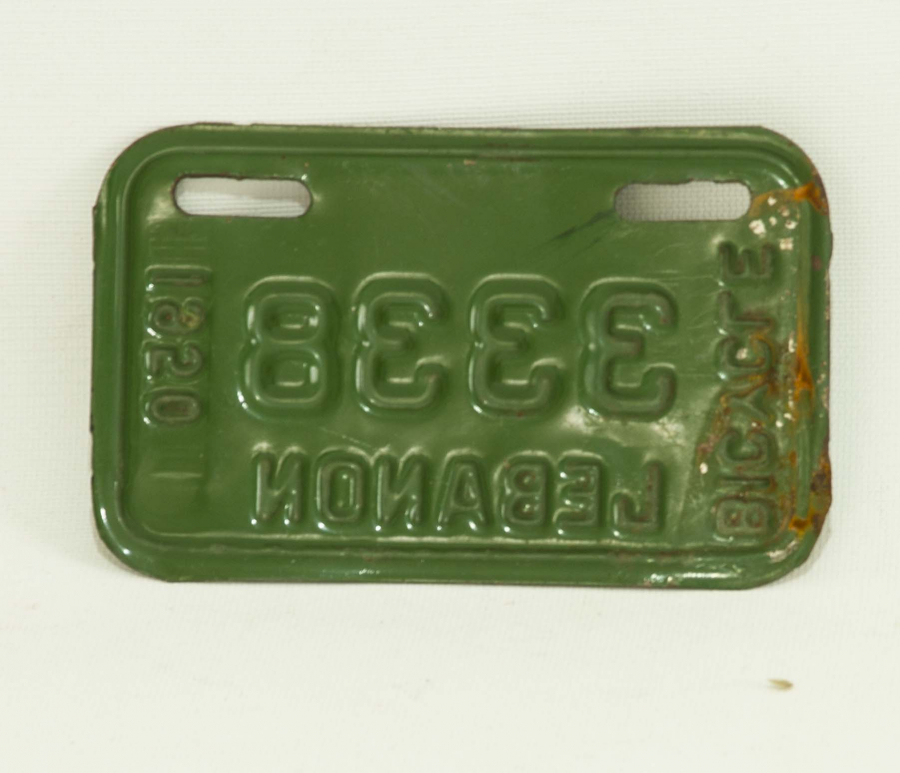 TENEKE BİSİKLET PLAKASI