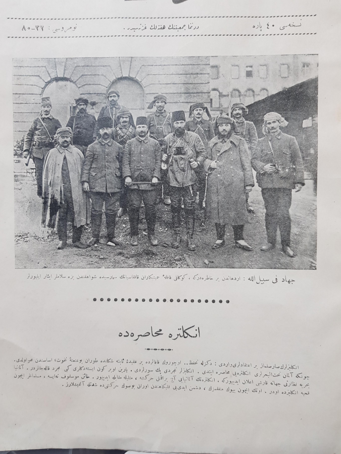 ÇANAKKALE SAVAŞI GÖRSELLİ OSMANLICA DONANMA DERGİSİ 