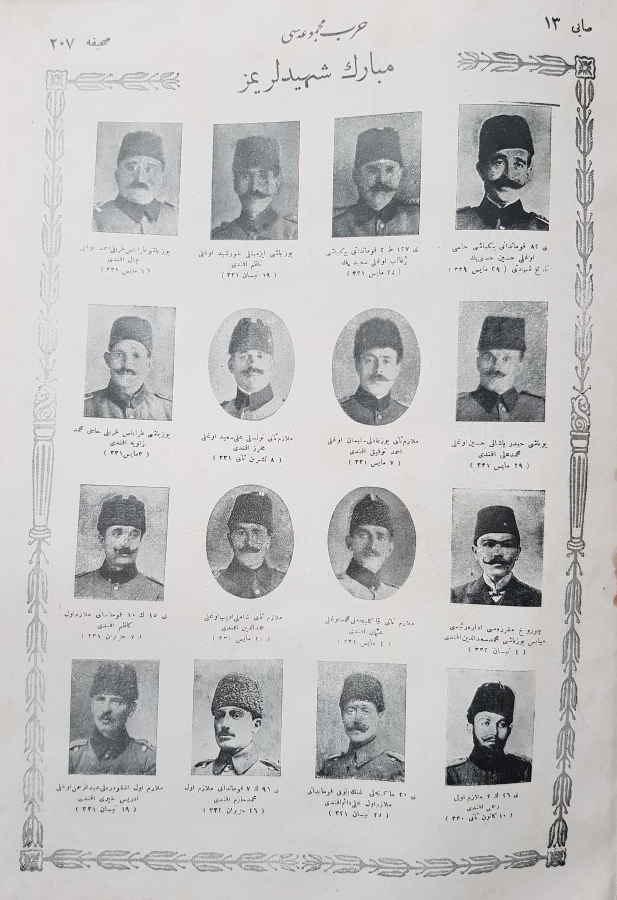 ÇANAKKALE SAVAŞI GÖRSELLİ OSMANLICA HARP MECMUASI 