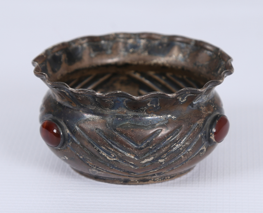 AKİK TAŞLI GÜMÜŞ ŞEKERLİK