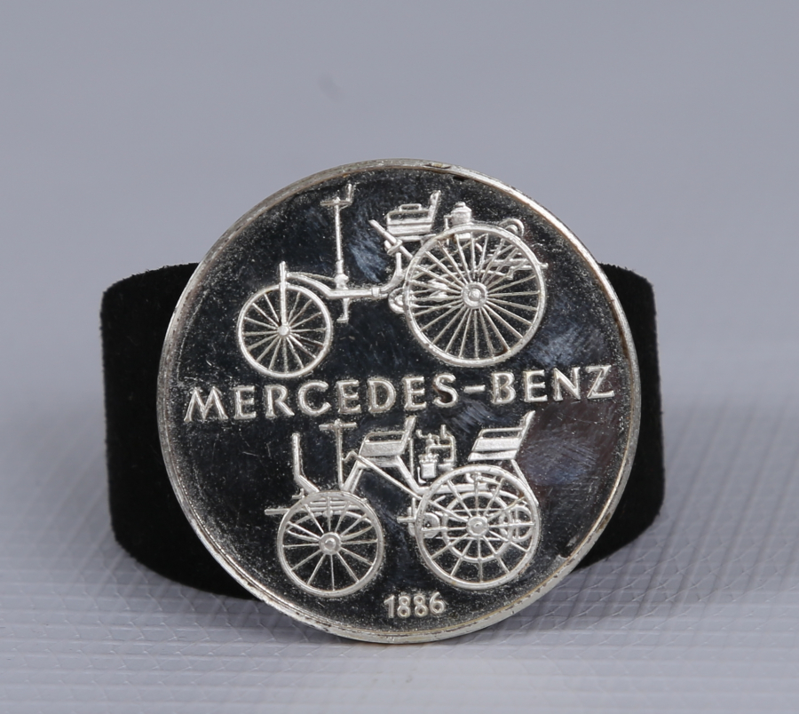 MERCEDEZ BENZ 100. YILI GÜMÜŞ HATIRA MADALYON 