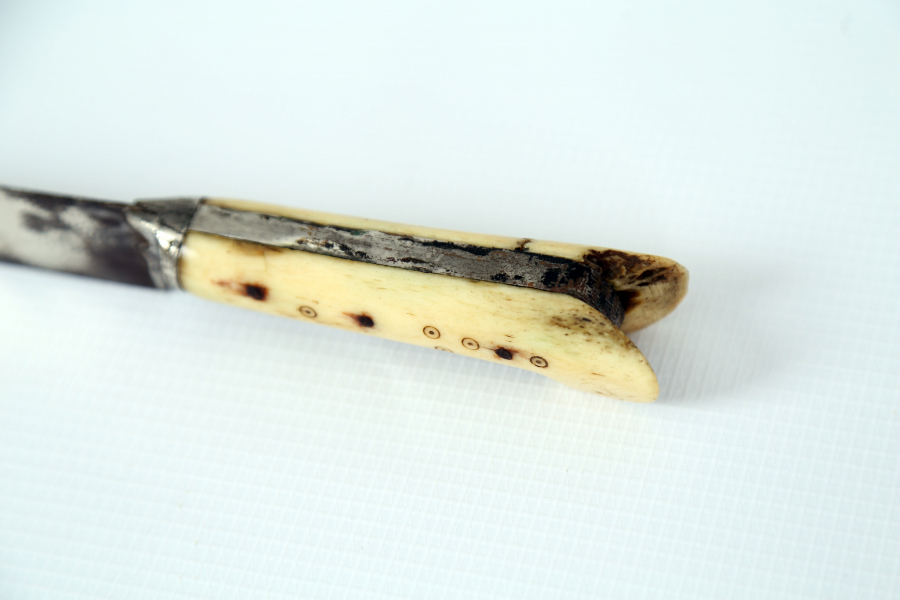 OSMANLI DÖNEMİ KEMİK SAPLI BURSA KAMASI