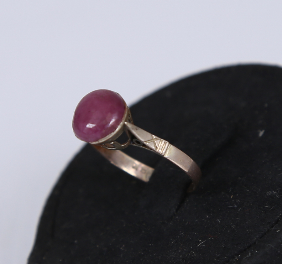 OSMANLI DÖNEMİ YAKUT TAŞLI ALTIN YÜZÜK