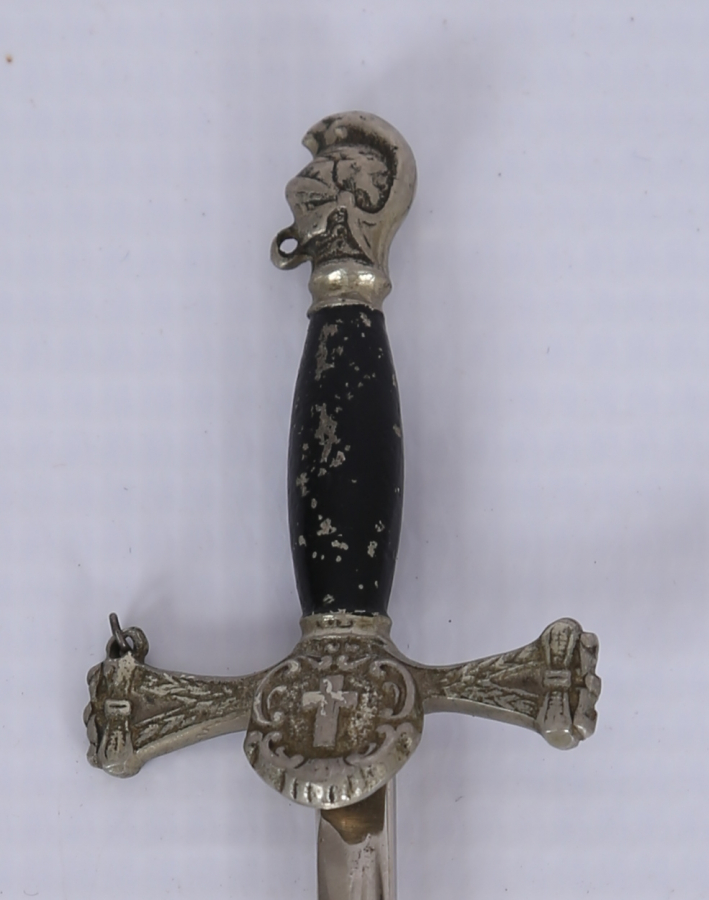 1900 BAŞLARI MİNYATÜR AVRUPA SUBAY KILICI