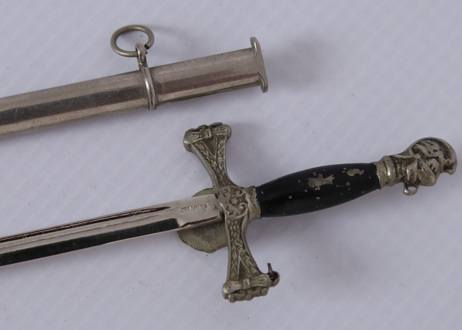 1900 BAŞLARI MİNYATÜR AVRUPA SUBAY KILICI