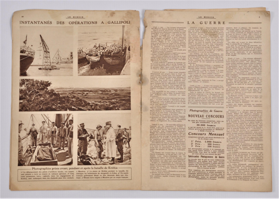 ÇANAKKALE SAVAŞI GÖRSELLİ LE MIRROIR DERGİSİ 