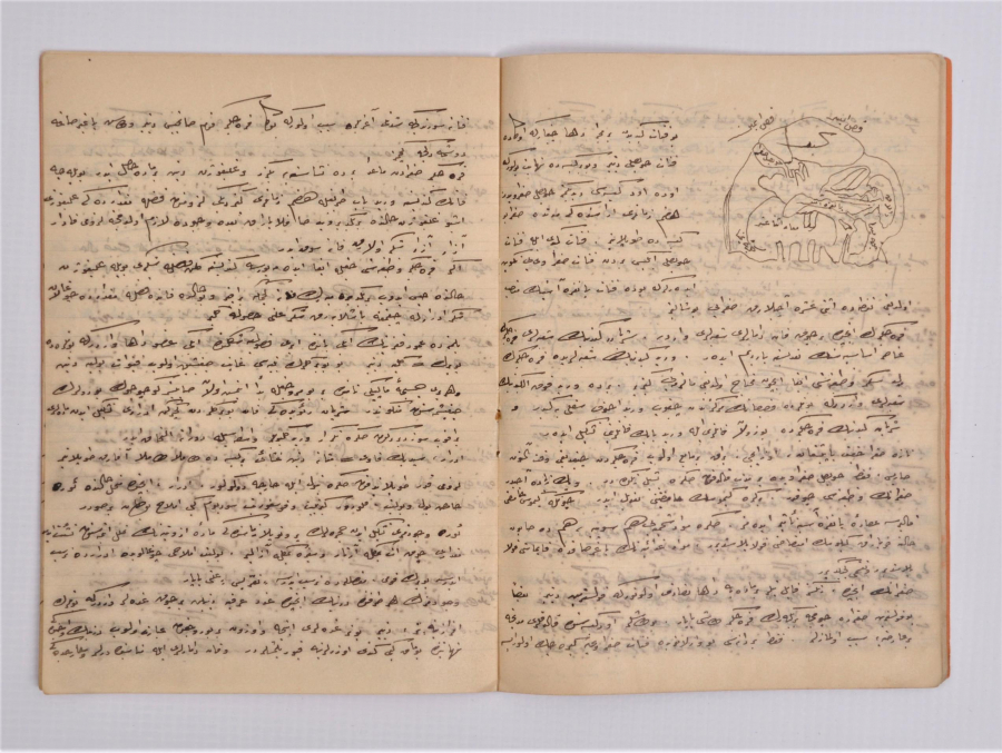 DOKTOR MUSTAFA HAYRULLAH DİKER EL YAZMA OSMANLICA ADLİ TIP KİTABI 