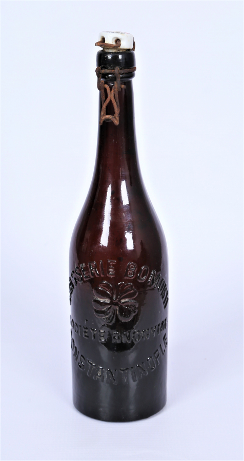 OSMANLI DÖNEMİ BOMONTİ BİRA ŞİŞESİ 