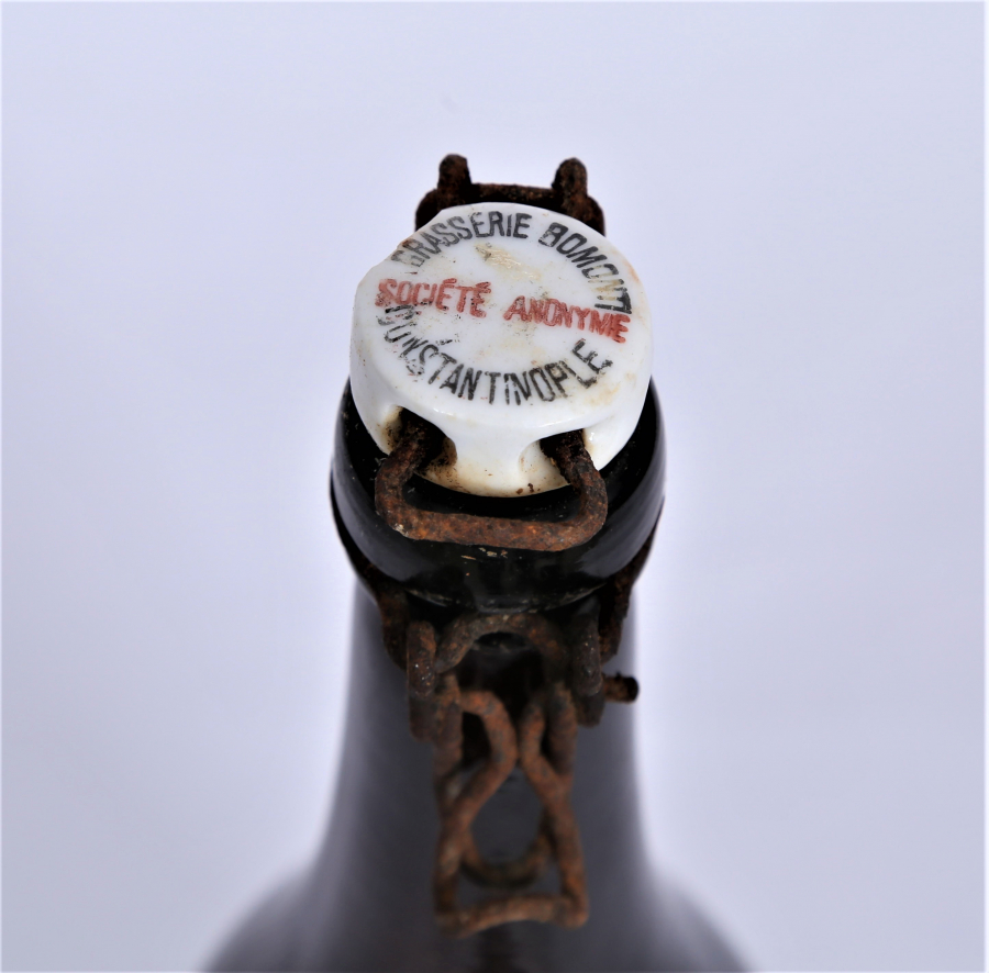 OSMANLI DÖNEMİ BOMONTİ BİRA ŞİŞESİ 