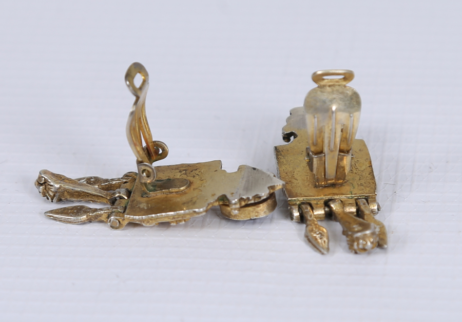 OSMANLI DÖNEMİ EL DÖVME GÜMÜŞ KÜPE