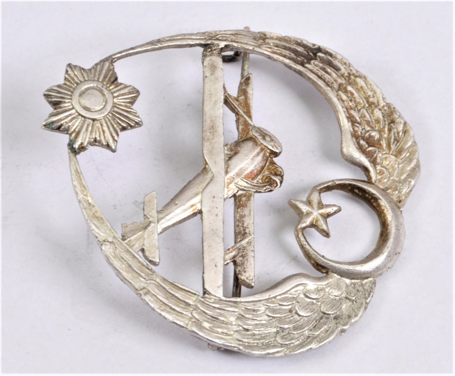 OSMANLI DÖNEMİ GÜMÜŞ PİLOT BRÖVESİ 