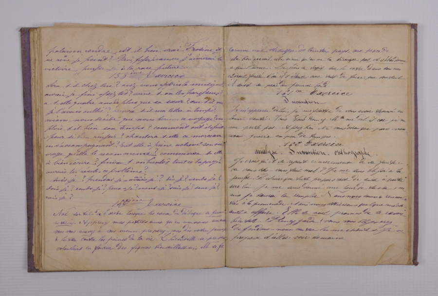 TUĞRA VE HİLAL CİLTLİ FRANSIZCA DEFTER