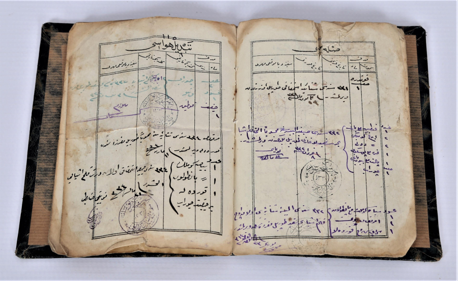 ÇANAKKALE SAVAŞI OSMANLI DENİZCİ SUBAY HÜVİYET CÜZDANI