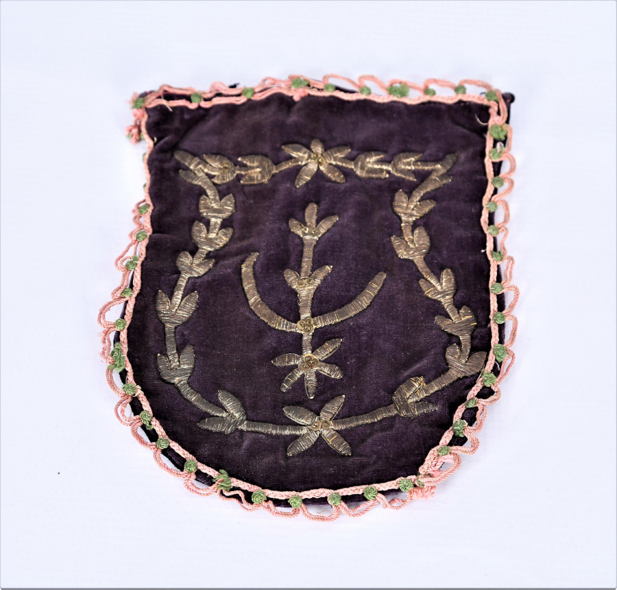 OSMANLI DÖNEMİ ALTIN SIRMA İŞÇİLİKLİ KESE