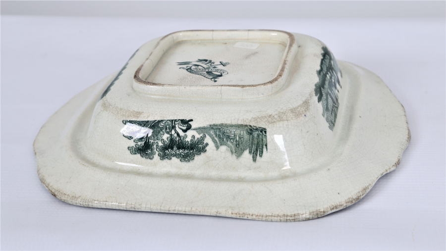 OSMANLI DÖNEMİ BOSPHORUS MARKA İSTANBUL TEMALI PORSELEN SALATA TABAĞI 