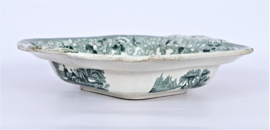 OSMANLI DÖNEMİ BOSPHORUS MARKA İSTANBUL TEMALI PORSELEN SALATA TABAĞI 