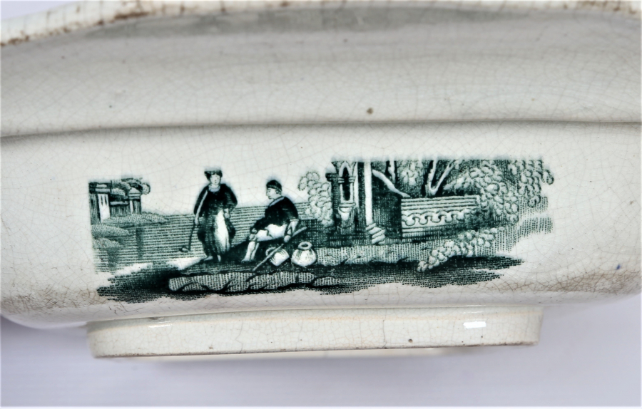 OSMANLI DÖNEMİ BOSPHORUS MARKA İSTANBUL TEMALI PORSELEN SALATA TABAĞI 