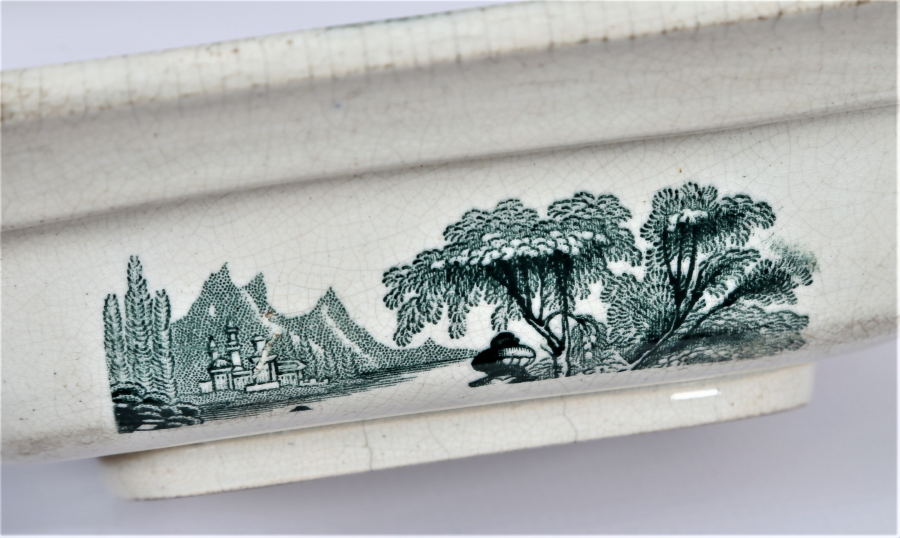 OSMANLI DÖNEMİ BOSPHORUS MARKA İSTANBUL TEMALI PORSELEN SALATA TABAĞI 