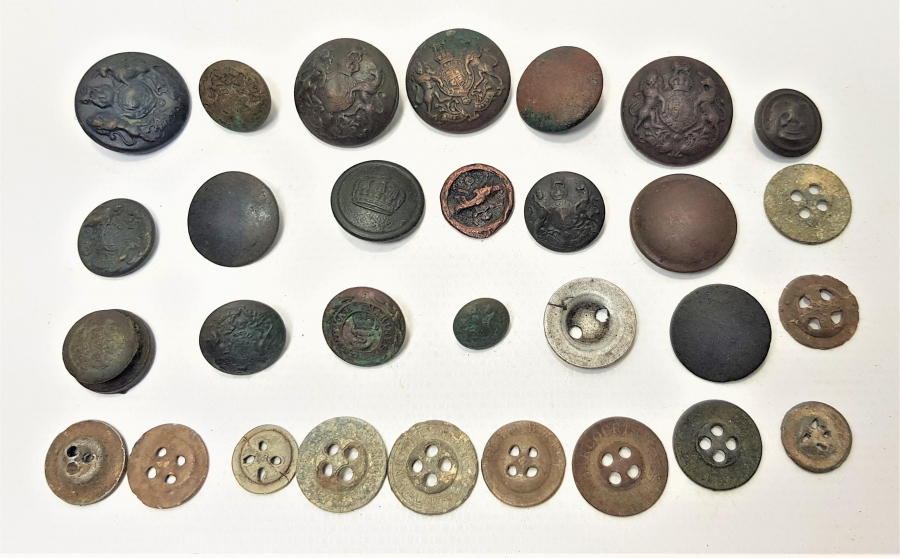 1. DÜNYA SAVAŞI 30 ADET ASKERİ DÜĞME