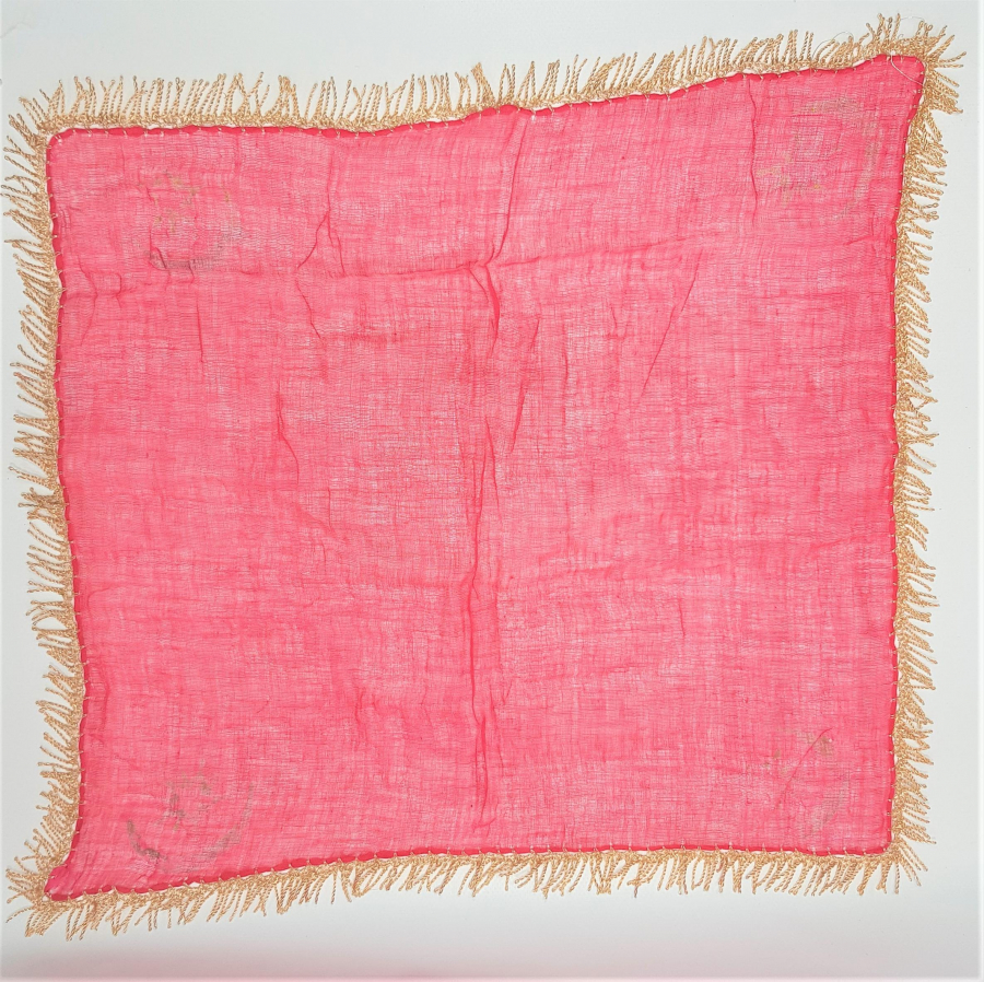 DÖRT KÖŞESİ YALDIZLI OSMANLI BAYRAĞI BASKILI SANCAK TİPİ İPEK PANO 