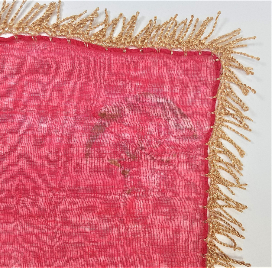 DÖRT KÖŞESİ YALDIZLI OSMANLI BAYRAĞI BASKILI SANCAK TİPİ İPEK PANO 