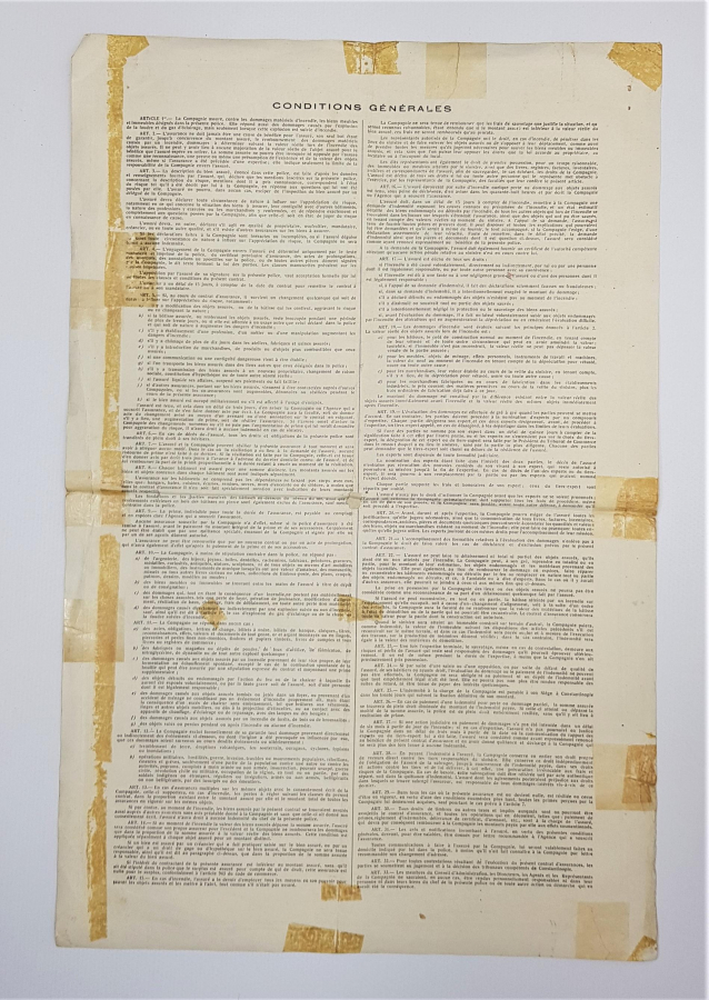 MAGDEBURGER CONSTANTINOPLE SİGORTA POLİÇESİ 