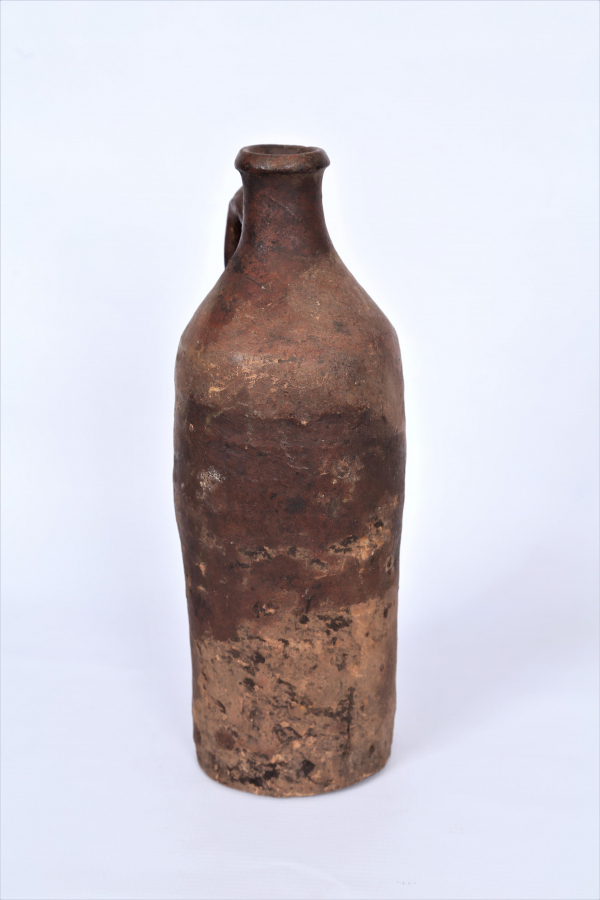 OSMANLI DÖNEMİ ÇANAKKALE SERAMİK ŞARAP ŞİŞESİ 