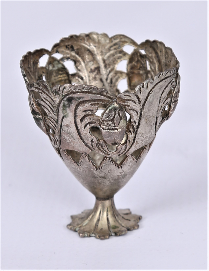 OSMANLI DÖNEMİ GÜMÜŞ FİNCAN ZARFI 