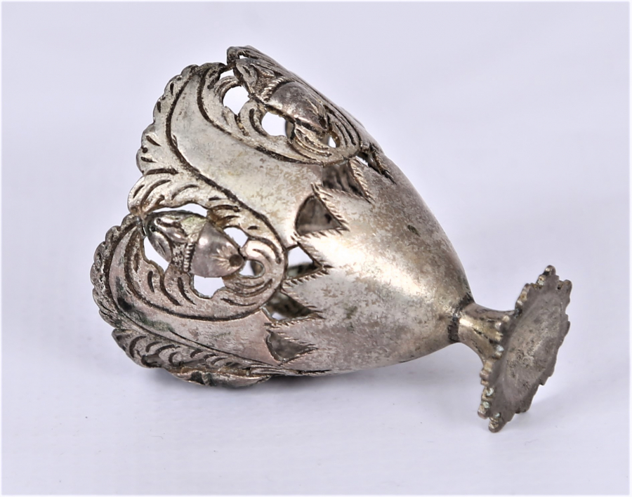 OSMANLI DÖNEMİ GÜMÜŞ FİNCAN ZARFI 