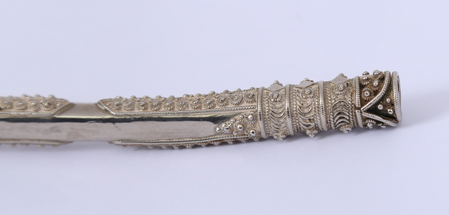 OSMANLI DÖNEMİ GÜMÜŞ KAPLAMA AĞIZLIK 