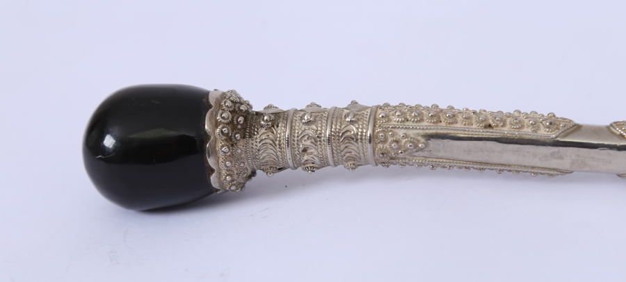 OSMANLI DÖNEMİ GÜMÜŞ KAPLAMA AĞIZLIK 