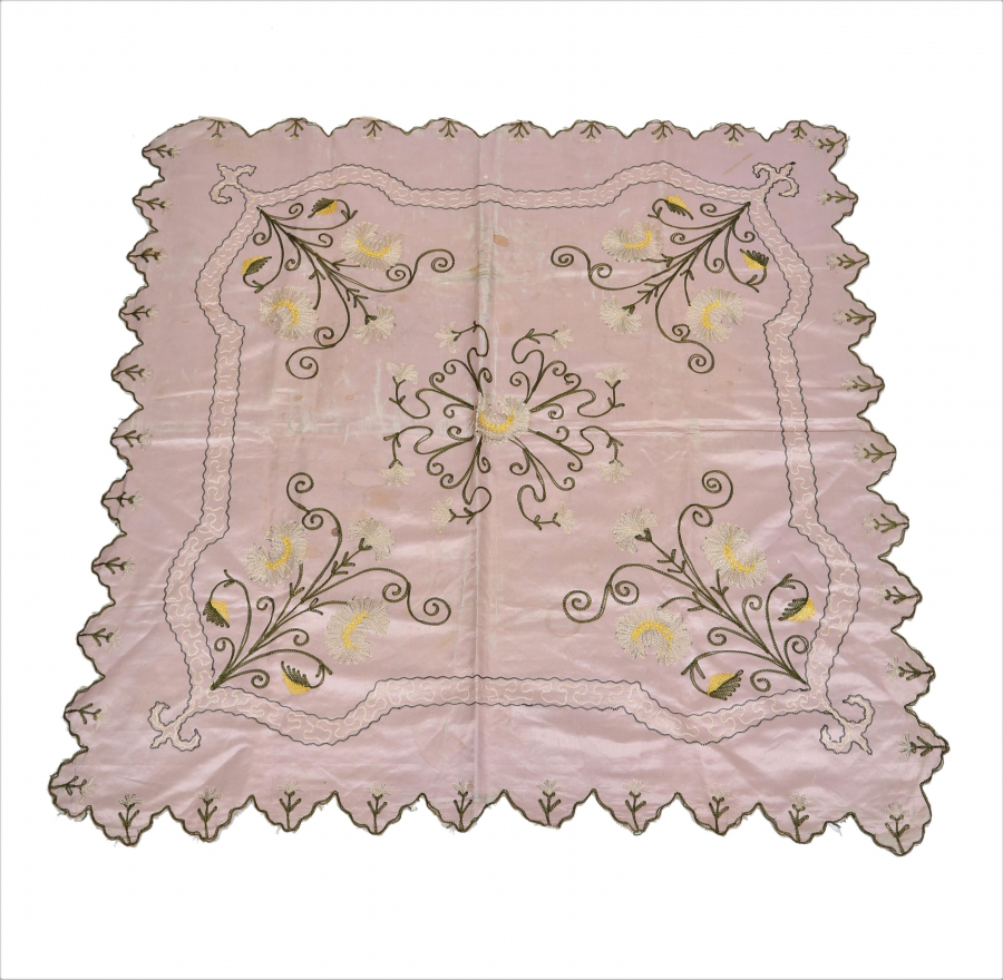 OSMANLI DÖNEMİ LEVANTEN İŞİ İPEK BOHÇA 