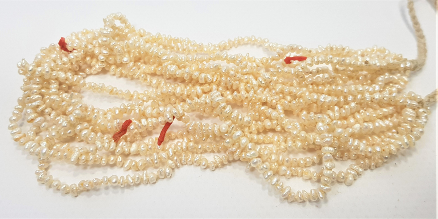 OSMANLI DÖNEMİ MERCANLI KUM İNCİ GERDANLIK 