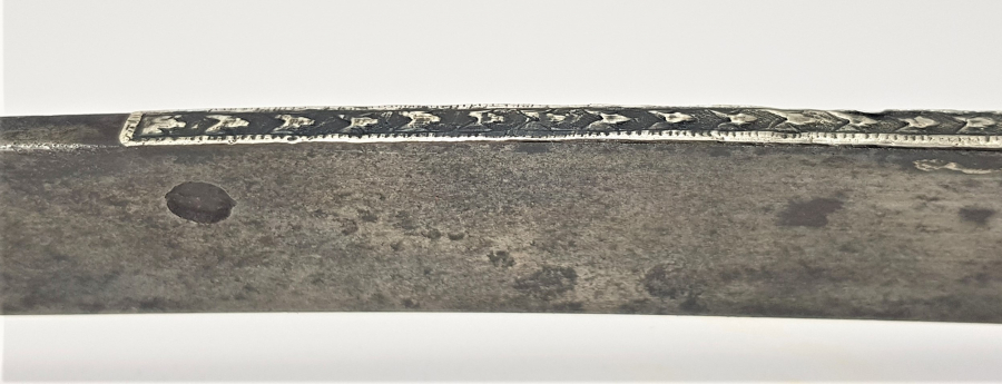 OSMANLI DÖNEMİ MORS DİŞİ SAPLI YENİÇERİ YATAĞAN KILICI