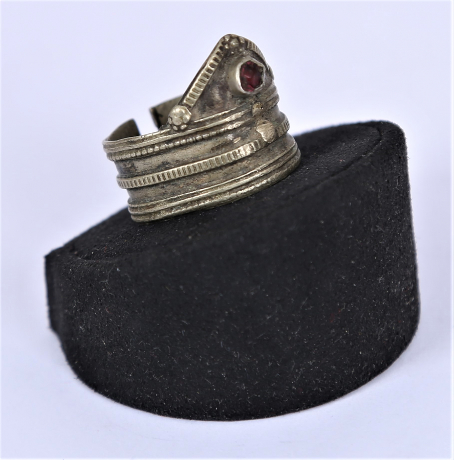 OSMANLI DÖNEMİ ZİHGİR FORMLU GÜMÜŞ YÜZÜK