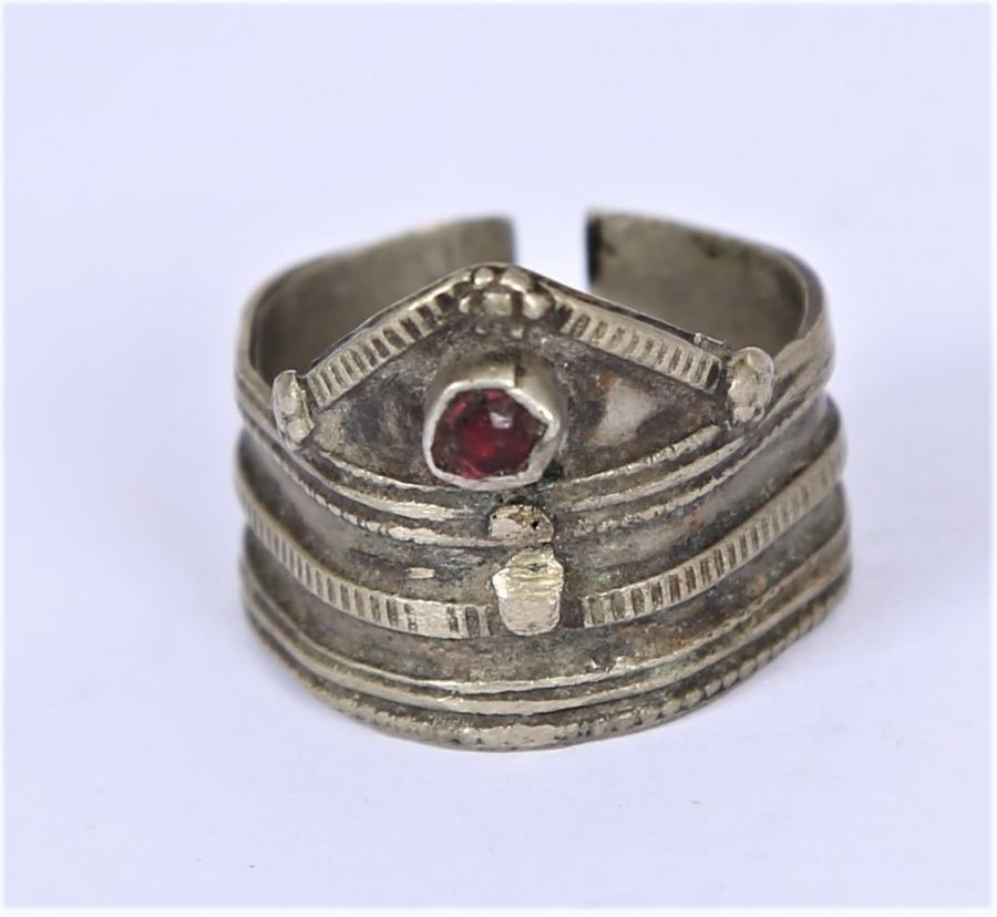 OSMANLI DÖNEMİ ZİHGİR FORMLU GÜMÜŞ YÜZÜK