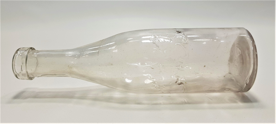 OSMANLICA YAZILI ŞİŞE: İZMİR HİMAYE-İ ETFAL CEMİYETİ SÜT DAMLASI 