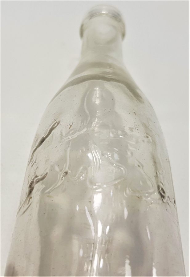 OSMANLICA YAZILI ŞİŞE: İZMİR HİMAYE-İ ETFAL CEMİYETİ SÜT DAMLASI 