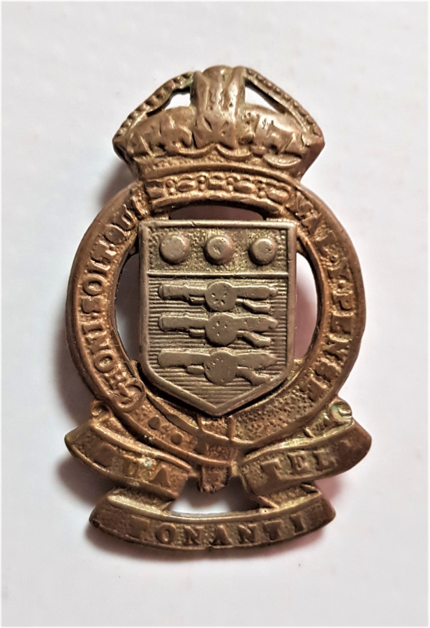 1. DÜNYA SAVAŞI İNGİLİZ TOPÇU ROZETİ 