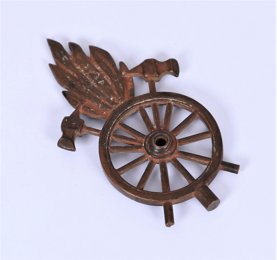 OSMANLI DÖNEMİ BÜYÜK BOY BRONZ İTFAİYE ARMASI 