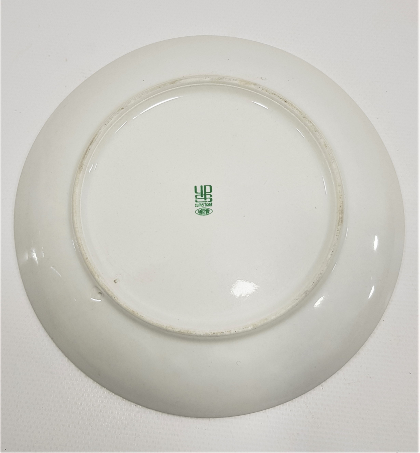 1981 DENİZ HARP OKULU KOMUTANLIĞI ATATÜRK TEMALI PORSELEN TABAK 