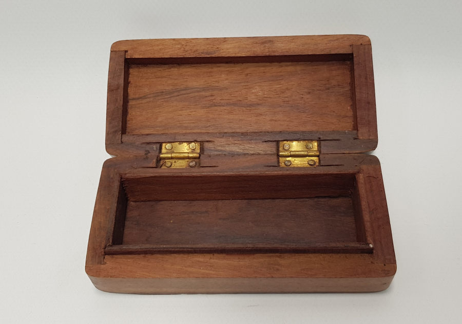 PİRİNÇ ÇAKMA AHŞAP KUTU