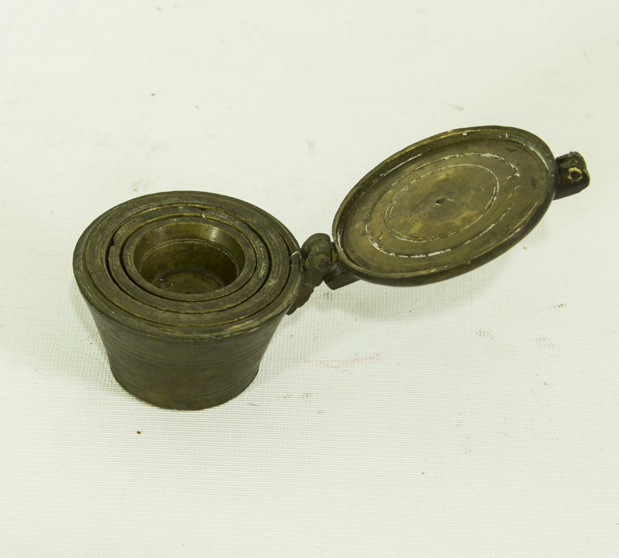 ANTİKA BRONZ KUYUMCU POTASI 