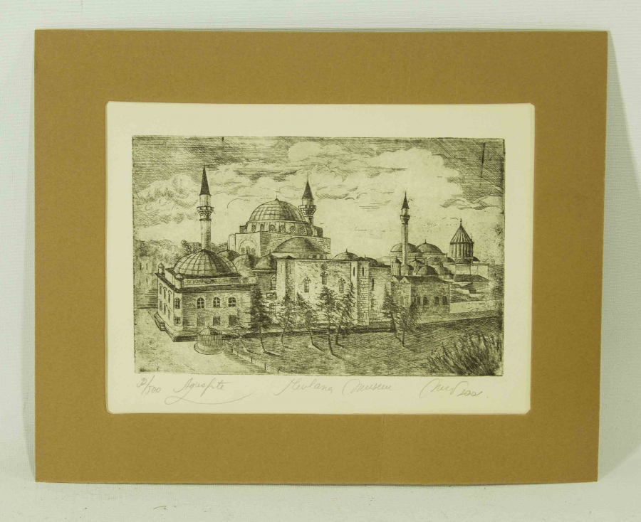 ÖMER DİNÇER KILIÇ İMZALI GRAVÜR