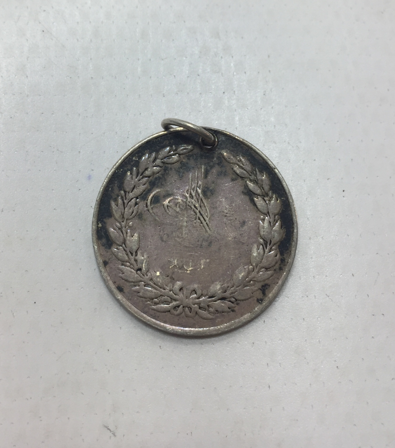 OSMANLI DÖNEMİ GÜMÜŞ ATİK GİRİT MADALYASI 