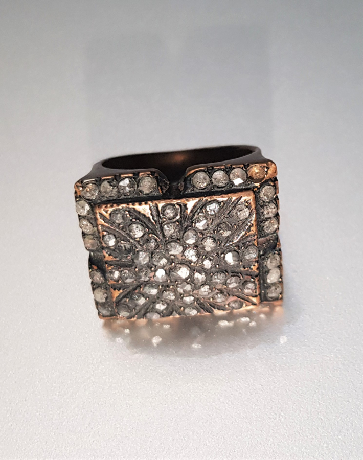 ÖZEL YAPIM DEV BOY ELMAS YÜZÜK 