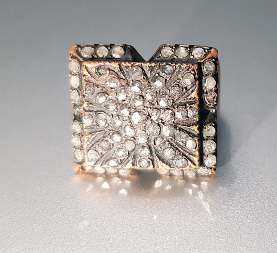 ÖZEL YAPIM DEV BOY ELMAS YÜZÜK 