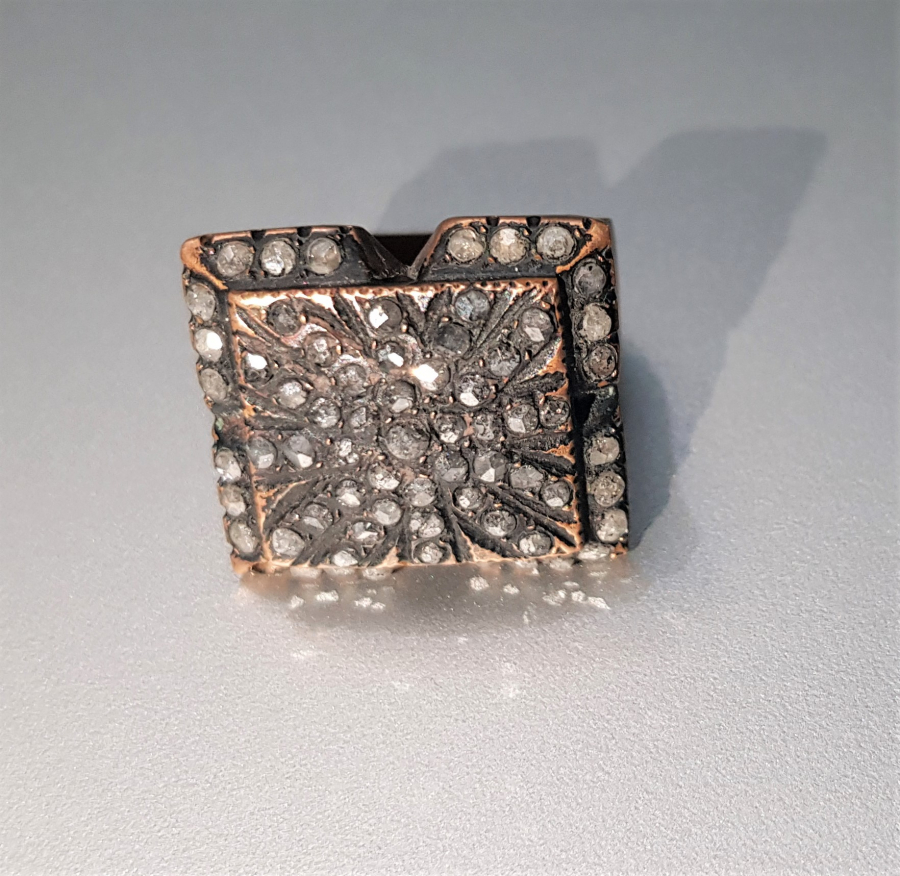 ÖZEL YAPIM DEV BOY ELMAS YÜZÜK 