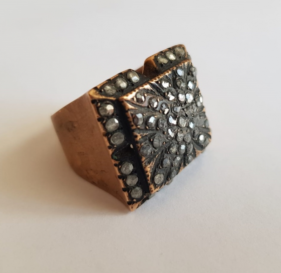 ÖZEL YAPIM DEV BOY ELMAS YÜZÜK 